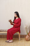 Aangan- Crimson